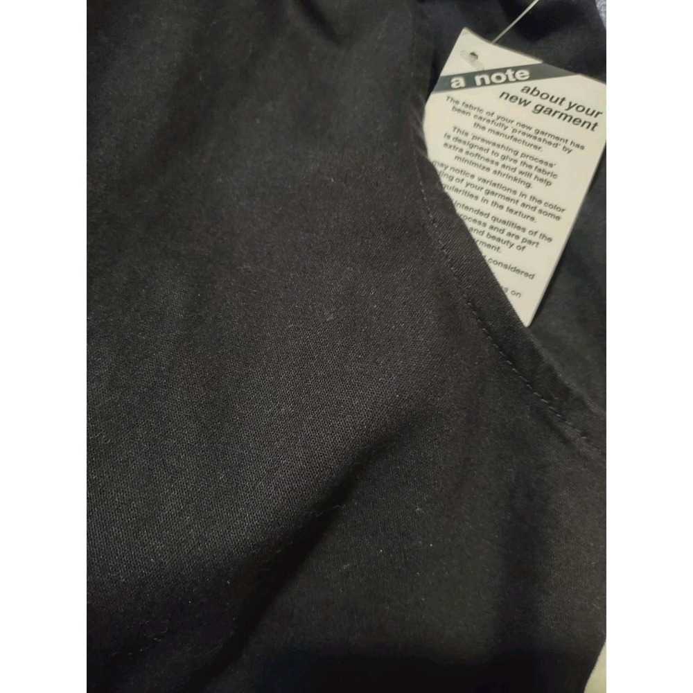 Pants Denim 24/7 Black 32W Womens Relaxed Fit Elastic Waist Plus Size Norm Core - Picture 5 of 9